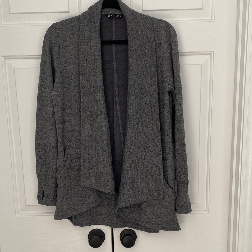 Athleta Heather Gray cardigan